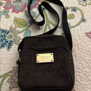 Michael Kors Black Camera style Crossbody Bag